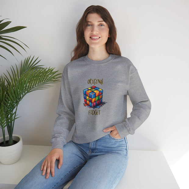 Rubik Cube Unisex Heavy Blend™ Crewneck Sweatshirt