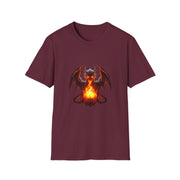 Fire Dragon Unisex Softstyle T-Shirt