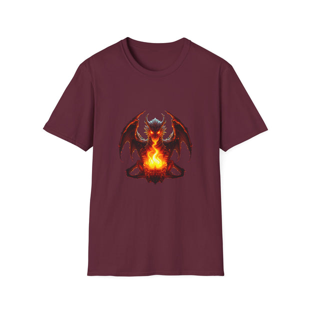 Fire Dragon Unisex Softstyle T-Shirt