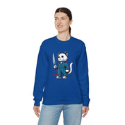 Horror Movie Cats Unisex Heavy Blend™ Crewneck Sweatshirt