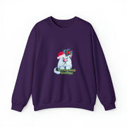 Christmas cat Unisex Heavy Blend™ Crewneck Sweatshirt