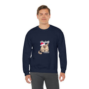 Christmas cat Unisex Heavy Blend™ Crewneck Sweatshirt