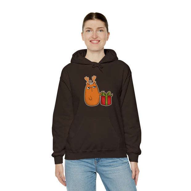 Christmas cat Unisex Heavy Blend™ Hooded Sweatshirt