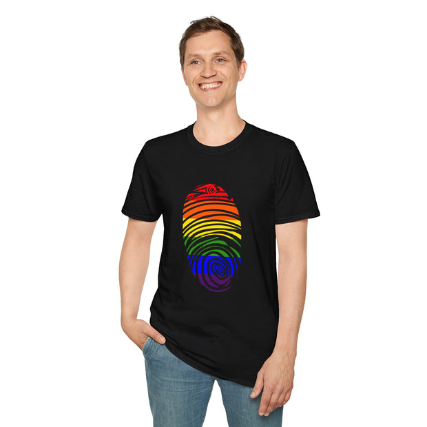 Pride Fingerprint Unisex Softstyle T-Shirt