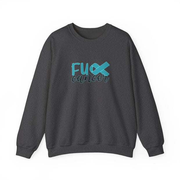 Fuck Cancer Unisex Heavy Blend™ Crewneck Sweatshirt