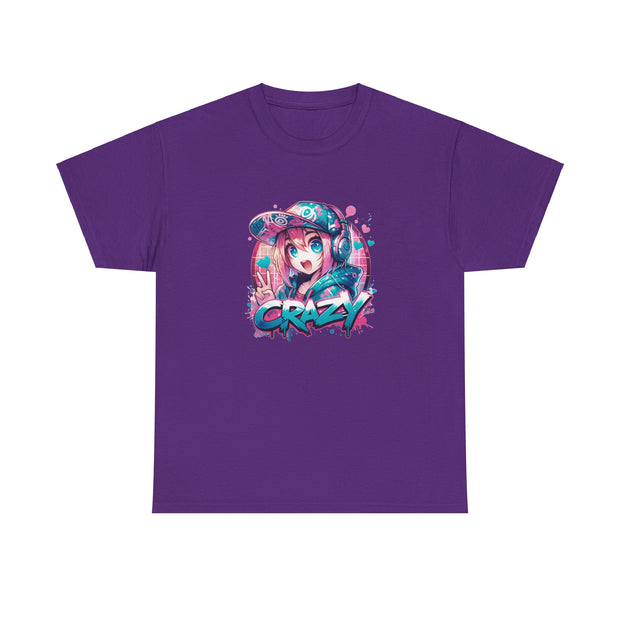 Graffiti Anime Girls Unisex Heavy Cotton Tee
