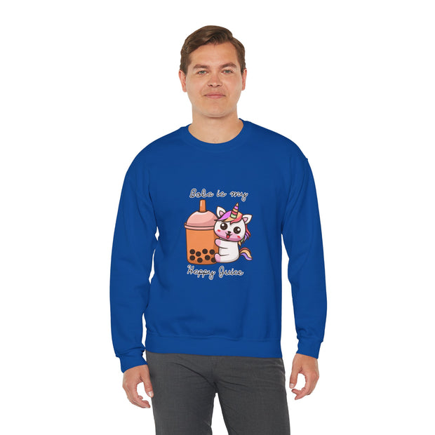 Unicorn Boba Unisex Heavy Blend™ Crewneck Sweatshirt