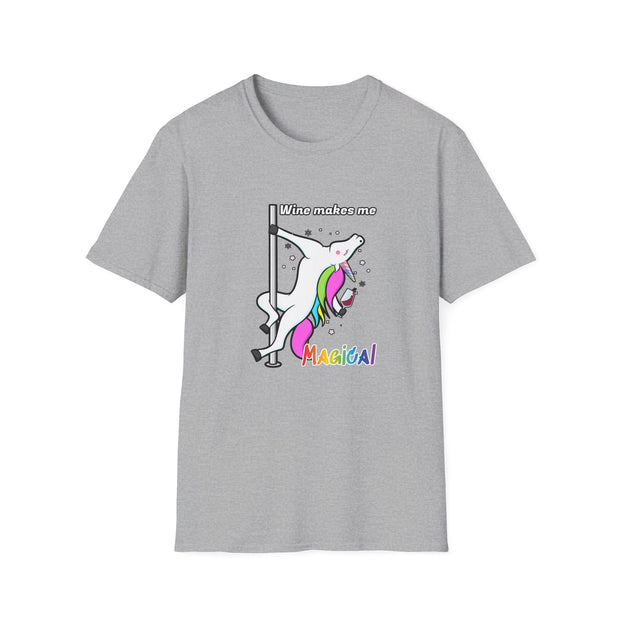 Unicorn Wine Unisex Softstyle T-Shirt