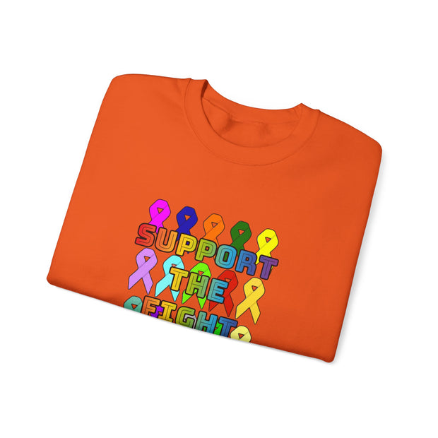Support the Fight Unisex Heavy Blend™ Crewneck Sweatshirt