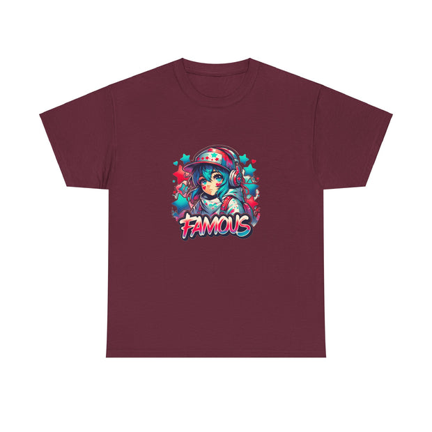 Graffiti Anime Girls Unisex Heavy Cotton Tee