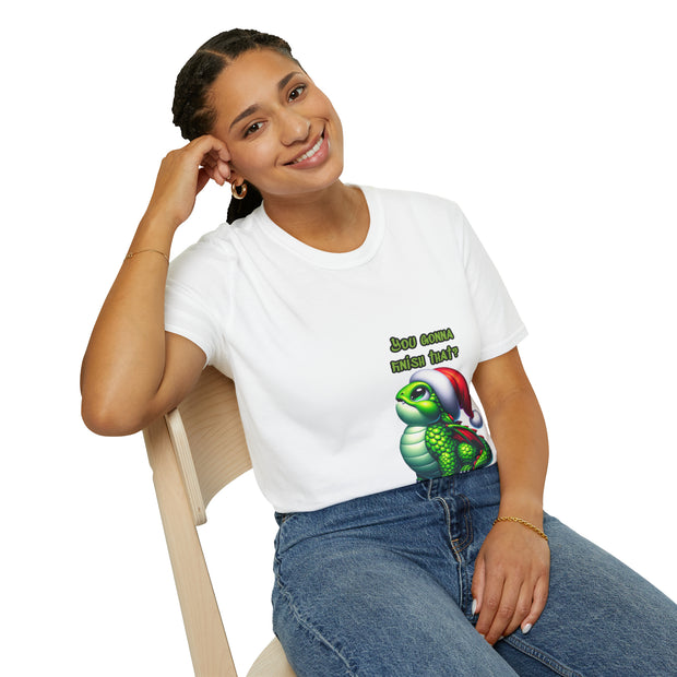 Christmas Dragon Unisex Softstyle T-Shirt
