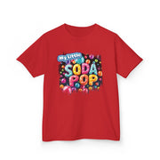 Kids Soda Pop Tee, Fun T-Shirt, Cute Apparel for Kids, Gift for Birthdays, Playdate Outfit, Colorful Kidswear