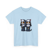 Horror Movie Cats Unisex Heavy Cotton Tee