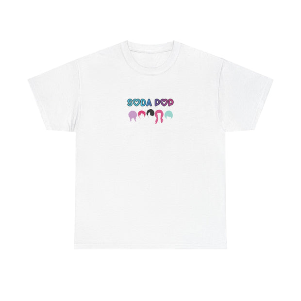 Colorful Soda Pop Unisex Heavy Cotton Tee | Fun Graphic Tee for All Occasions, Festival Apparel, Casual Wear, Gift Ideas, Summer Style
