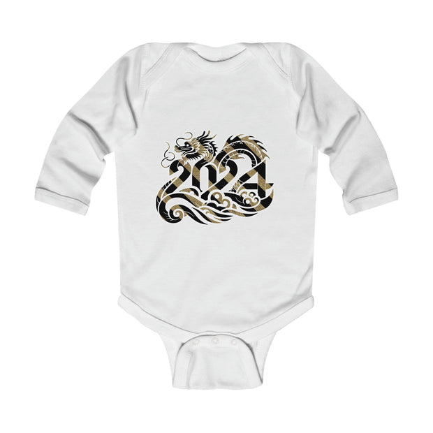 Chinese New Year Infant Long Sleeve Bodysuit