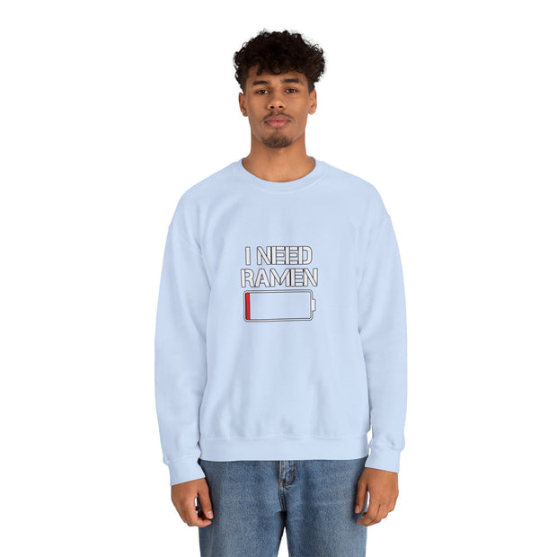 I Need Ramen Unisex Heavy Blend™ Crewneck Sweatshirt