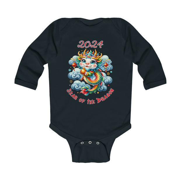 Chinese New Year Infant Long Sleeve Bodysuit