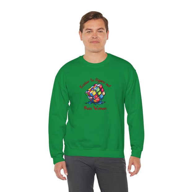 Rubik Cube Unisex Heavy Blend™ Crewneck Sweatshirt