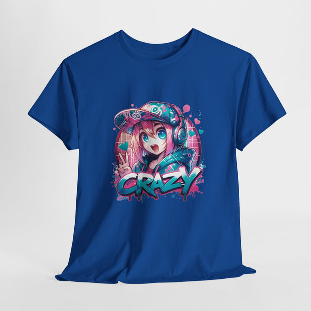 Graffiti Anime Girls Unisex Heavy Cotton Tee