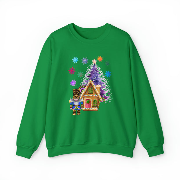 Gnome Nutcracker Unisex Heavy Blend™ Crewneck Sweatshirt
