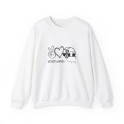Peace Love Camping Unisex Heavy Blend™ Crewneck Sweatshirt