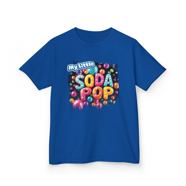 Kids Soda Pop Tee, Fun T-Shirt, Cute Apparel for Kids, Gift for Birthdays, Playdate Outfit, Colorful Kidswear