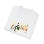 Musical Notes Unisex Softstyle T-Shirt