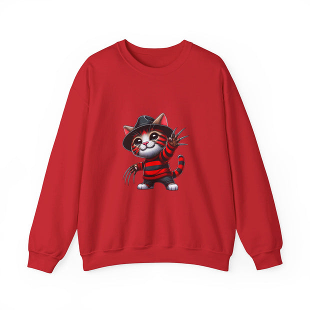 Horror Movie Cats Unisex Heavy Blend™ Crewneck Sweatshirt
