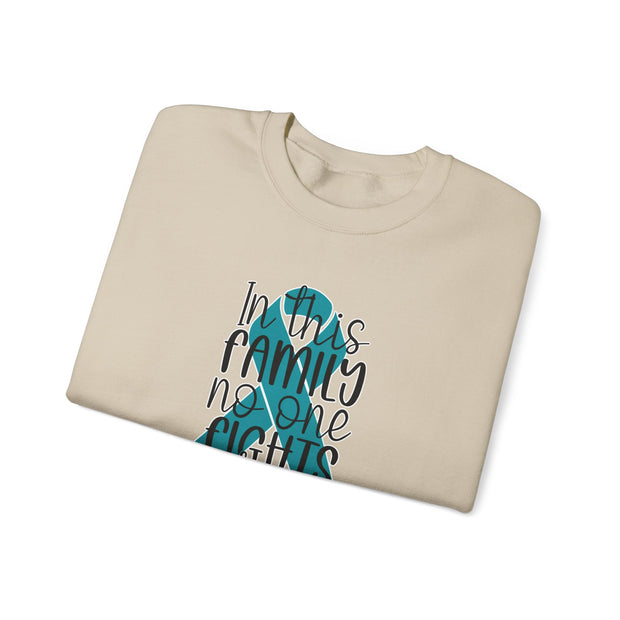 In this Family Support Unisex Heavy Blend™ Crewneck Sweatshirt