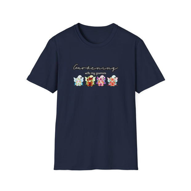 Gardening with my Gnomies Unisex Softstyle T-Shirt