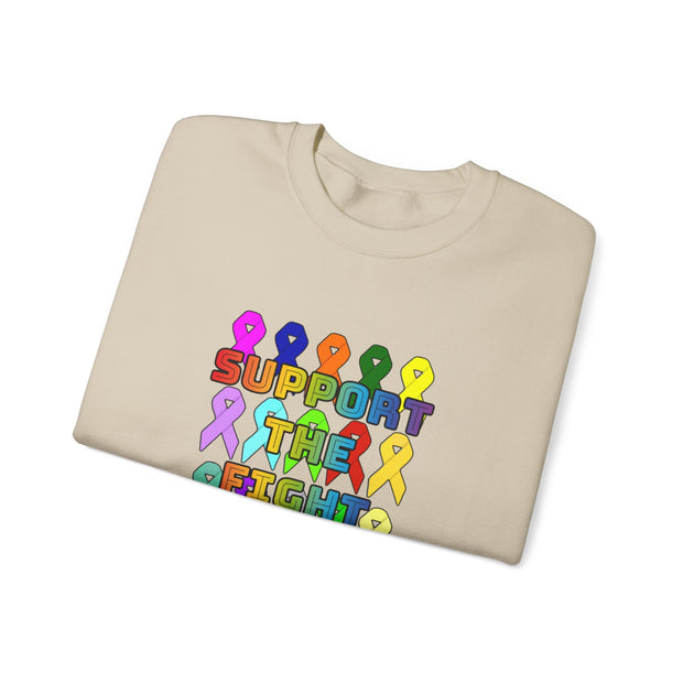 Support the Fight Unisex Heavy Blend™ Crewneck Sweatshirt