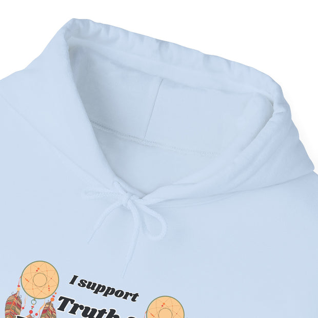 I Support Truth & Reconciliation Unisex Heavy Blend™ Hooded Sweatshirt