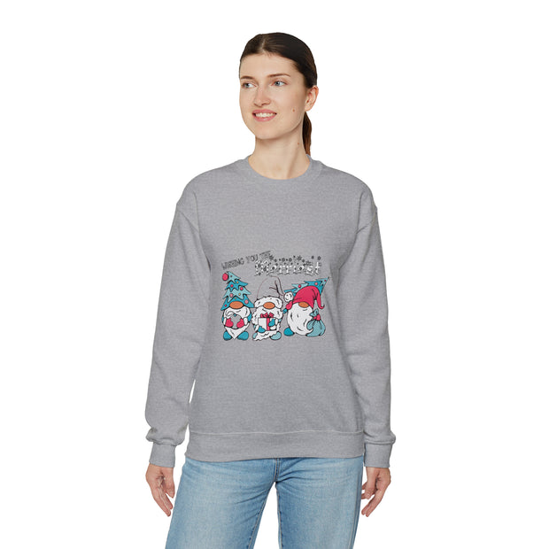 Gnome Christmas Unisex Heavy Blend™ Crewneck Sweatshirt