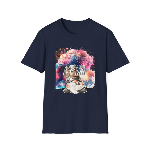 Gnome New Year Unisex Softstyle T-Shirt