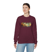 Golden Musical Notes Unisex Heavy Blend™ Crewneck Sweatshirt