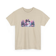 Pastel Snowman Unisex Heavy Cotton Tee