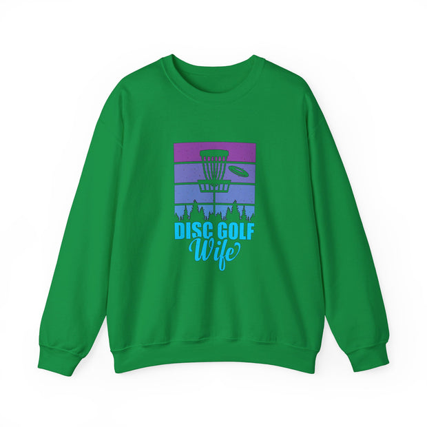 Disc Golf Wife Unisex Heavy Blend™ Crewneck Sweatshirt