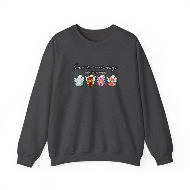 Gardening with my Gnomies Unisex Heavy Blend™ Crewneck Sweatshirt
