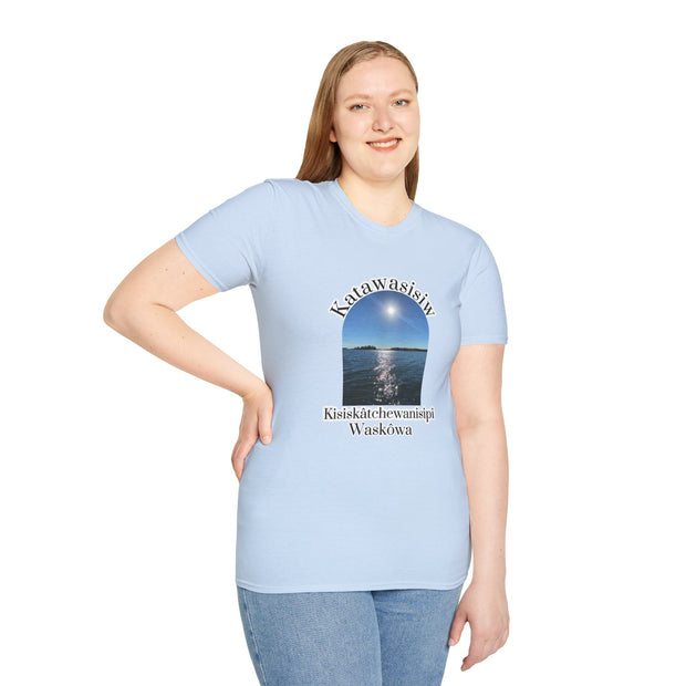 Cree Saskatchewan Skies Unisex Softstyle T-Shirt