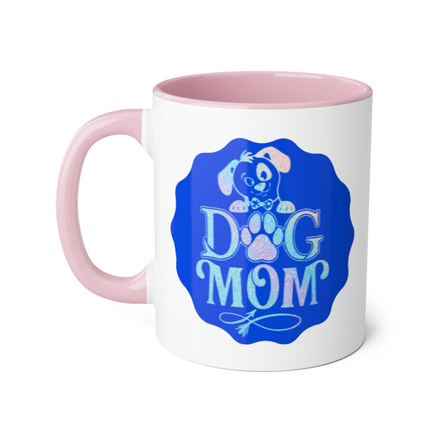 Dog Mom Accent Mugs, 11oz