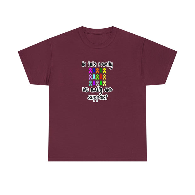 Cancer Support Unisex Heavy Cotton Tee