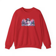 Pastel Snowman Unisex Heavy Blend™ Crewneck Sweatshirt
