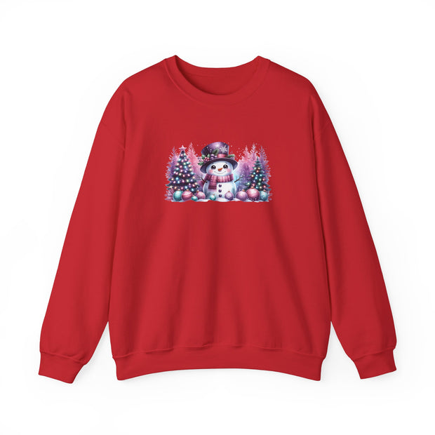 Pastel Snowman Unisex Heavy Blend™ Crewneck Sweatshirt