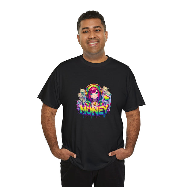 Graffiti Anime Girls Unisex Heavy Cotton Tee