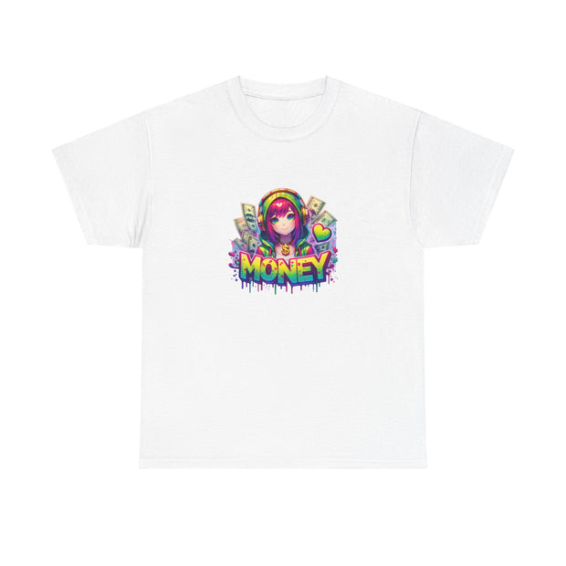 Graffiti Anime Girls Unisex Heavy Cotton Tee