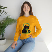 Bad Cattitude Unisex Heavy Blend™ Crewneck Sweatshirt