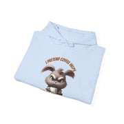 I Pretend that Coffee Helps Unisex Heavy Blend™ Hooded Sweatshirt