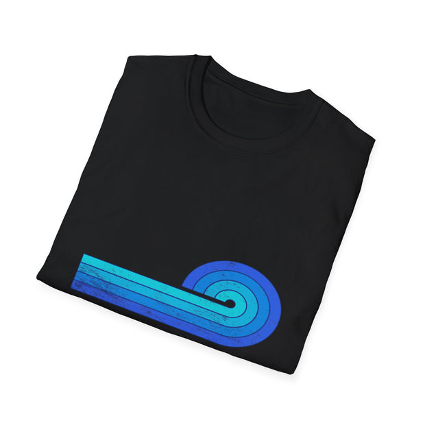 Semicircle Striped Unisex Softstyle T-Shirt