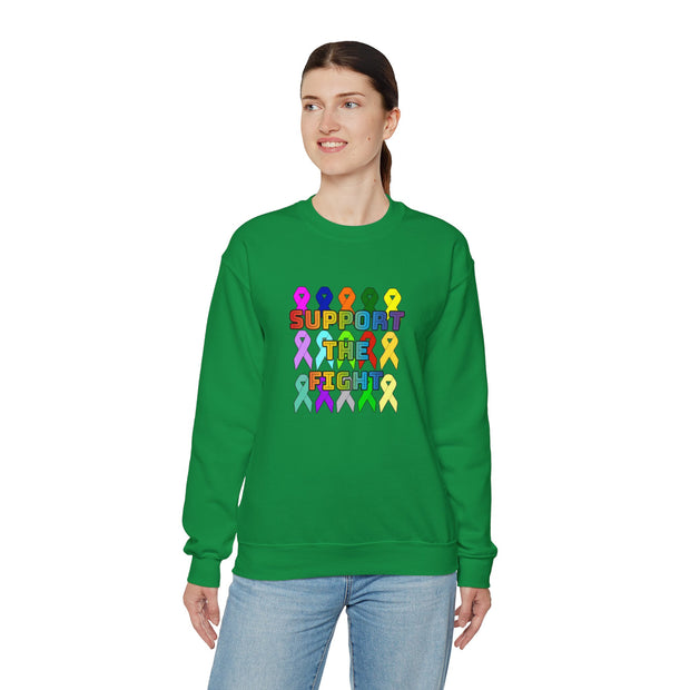 Support the Fight Unisex Heavy Blend™ Crewneck Sweatshirt