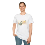 Musical Notes Unisex Softstyle T-Shirt